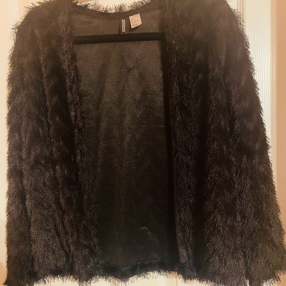 Black fur jacket - Picture 2 of 2